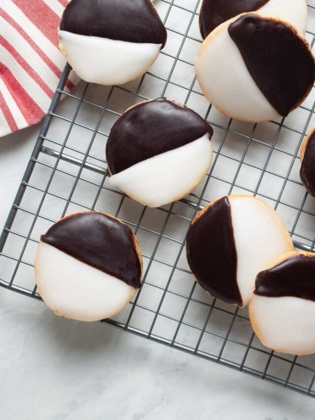 The Famous Black and White Cookies by NYC’s William Greenberg Desserts