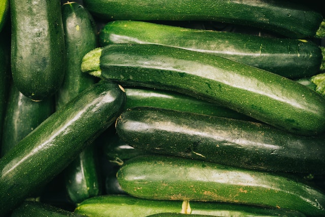 Zucchini , green vegetables