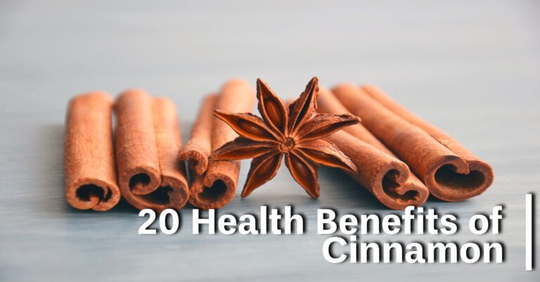 20 HEALTH BENEFITS OF Cinnamon