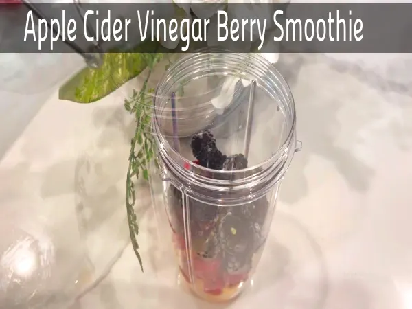  Apple Cider Vinegar Berry Smoothie