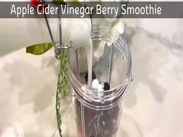  Apple Cider Vinegar Berry Smoothie