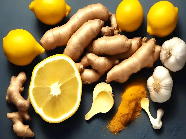 Benefits of the  Ginger, Garlic, Turmeric, and Lemon Juice Together