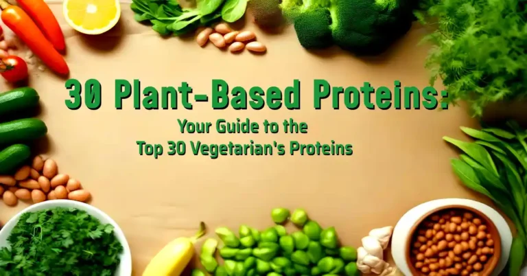 30 Plant-Based Proteins: Your Guide to the Top 30 Vegetarian's Proteins