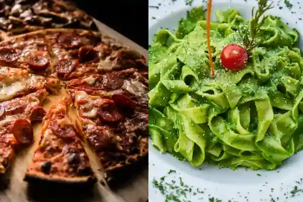 Diet-friendly, Pizza vs Pasta