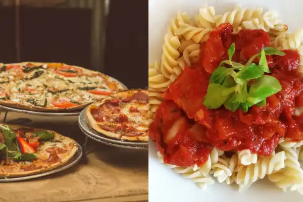 Protein in Pizza vs Pasta