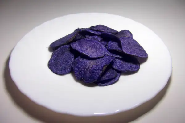 What are Purple potatoes used for in Peru?