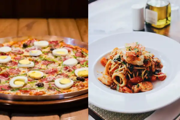 Toppings - Pizza vs Pasta